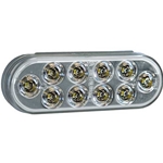 Buyers 6 Inch Clear Oval Backup Light With 10 LEDs