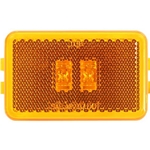 Buyers 3.125 Inch Amber Rectangular Marker/Clearance Light With Reflex With 2 LED