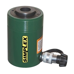 Simplex 30 Ton Single Acting Center Hole Cylinder