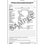 Detailed Driver Vehicle Inspection Report (DVIR) - 2-Ply Carbonless (100 pcs)