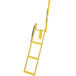 Close up view of 3 Step Solid Stake Rolson Ladder