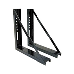 Buyers 18x18 Inch Welded Black Structural Steel Mounting Brackets