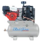 11 HP 30 Gallon Horizontal Two Stage Gas Driven Air Compressor