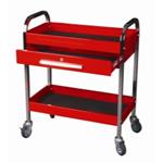 Steel Service Tool Cart with 1-Drawer and 2 Shelfs