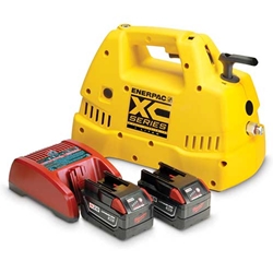 Enerpac XC1202MB Cordless Hydraulic Pump, 3/2 Valve, 120 in3 Oil