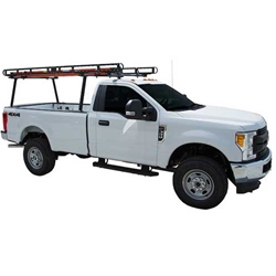 Buyers Black Aluminum Truck Ladder Rack 800 lb. Capacity