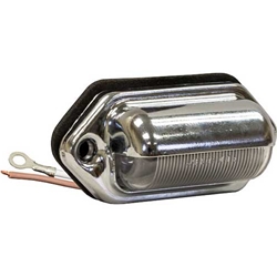Buyers 2 Inch License/Utility Light With 2 LEDs And Stripped Leads