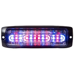 Buyers Ultra Thin Wide Angle 5 Inch LED Strobe Light - Red/Blue
