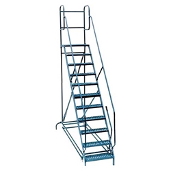 Martins Industries - 10-Step Mobile Ladder for Tire Rack