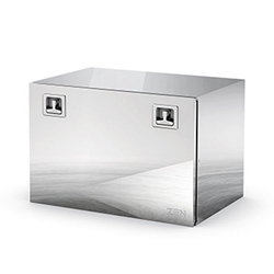 Daken Z12 Polished Stainless Steel Toolbox with NexT Handle - 36x24x24