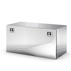 Daken Z12 Polished Stainless Steel Toolbox with NexT Handle - 48x24x24